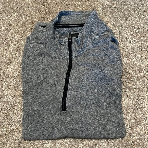 Abercrombie & Fitch Men’s Long Sleeve Shirt Henley style zip up - Picture 1 of 5